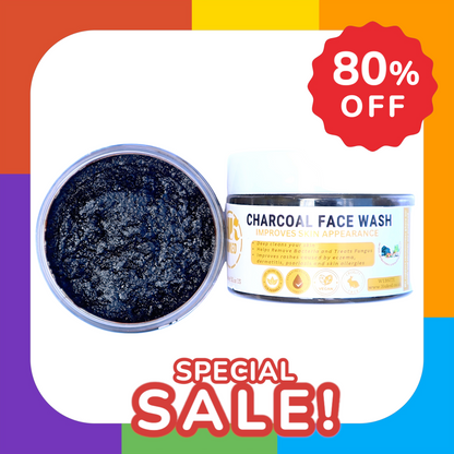Huked Charcoal Face Wash – Organic, Chemical-Free Cleansing for Fresh, Radiant Skin - 150ml
