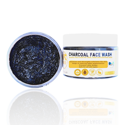 Huked Charcoal Face Wash – Organic, Chemical-Free Cleansing for Fresh, Radiant Skin - 150ml