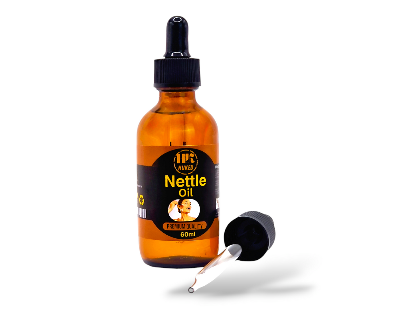 Huked Nettle Oil – Natural Hair & Skin Care, Nourishing, Antioxidant-Rich Formula for Pain Relief | 60ml