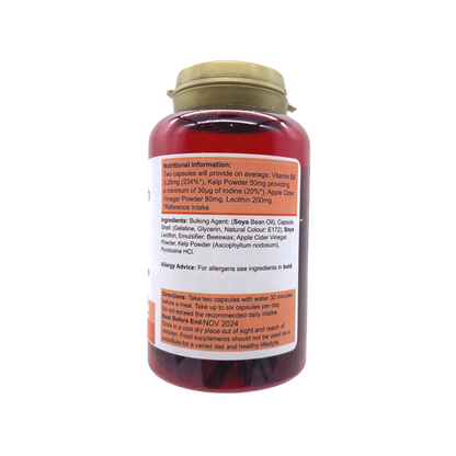 Power Health Cidiet (Cider Vinegar, Kelp, Vitamin B6 & Lecithin) - 90 capsules