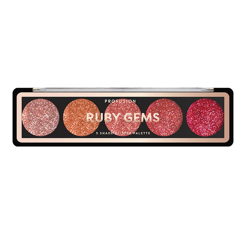 GLITTER GEMS | 5 SHADE GLITTER PALETTES