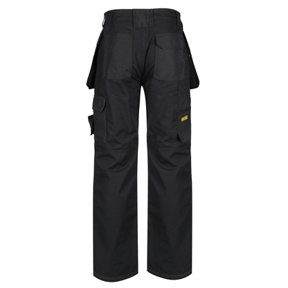 Regatta TRJ335 Hardwear Holster Pocket Kneepad Work Trousers Black 38" Waist 31" Leg