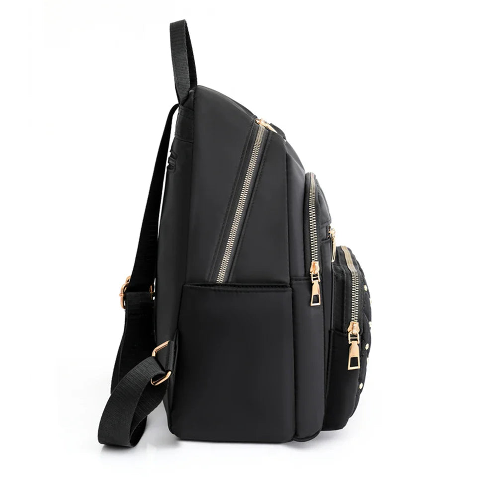 Fashion Bagpack Women High Quality Nylon Backpacks Female Big Travel Back Pack Large School Bags for Teenage Girls Shoulder Bag