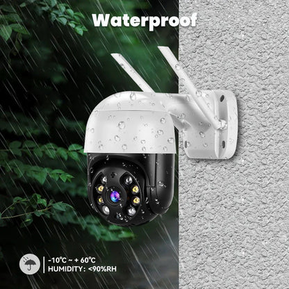 4K 8MP PTZ Wifi IP Camera Outdoor 4X Digital Zoom AI Human Detect Wireless Camera H.265 P2P Audio 1080P 5MP Security CCTV Camera