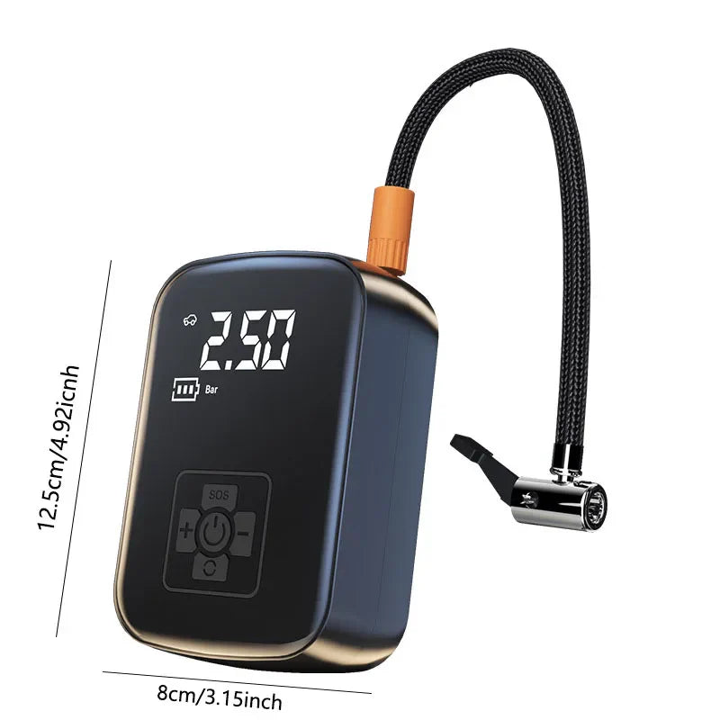 1pc Wireless Car Air Compressor Air Pump Electric Tire Inflator Pump for Motorcycle Bicycle Boat AUTO Tyre Balls Inflatable