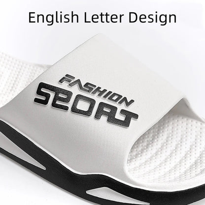 Men's Slippers Indoor Outdoor Non-slip Thick Soft Sole Comfortable Beach Men Casual For Home Big Size Summer Silders Shoes