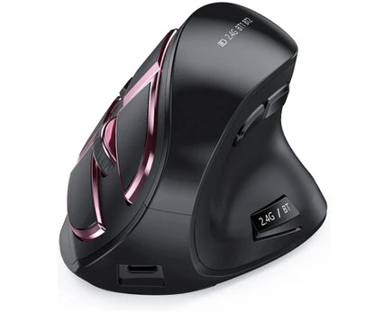 Bluetooth Vertical Wireless Mouse for Tablet Laptop Notebok Rechargeable USB Wireless Mouse Ergonomics Right Hand