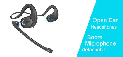 A6 Small Bluetooth Headphones Wrap Around Head Comfortable Wireless Headphones Foldable Bluetooth Headsets with Microphone Purse