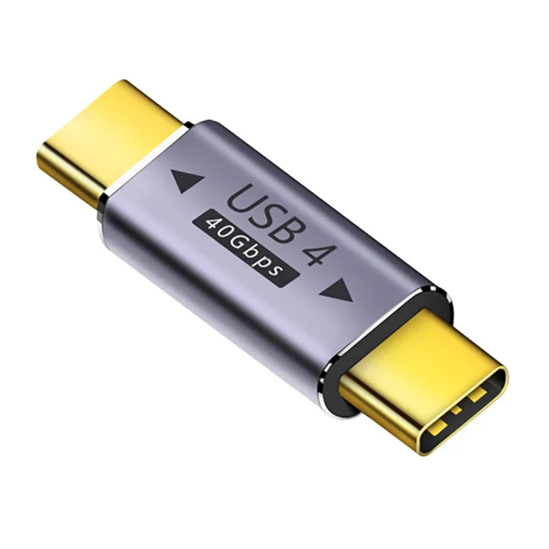 NNBILI USB Type-C Adapter For Macbook 90 Degree Quick Charge Converter Male To Female 100W 5A 40gbps PD Data Transfer 8K60HZ ﻿ ﻿