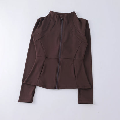 Sports Coat Women's Shirt Yoga Slim Long Sleeve Fast Running Thin Pilates Fitness Suit Top Clothing