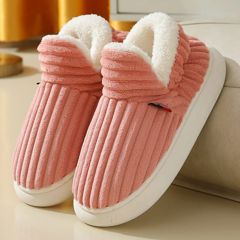 Asgard Classic Plush Slippers For Women Winter 2024 New Outdoor Fluffy Warm Boots Leisure Cotton Shoes Indoor Cozy Home Slides