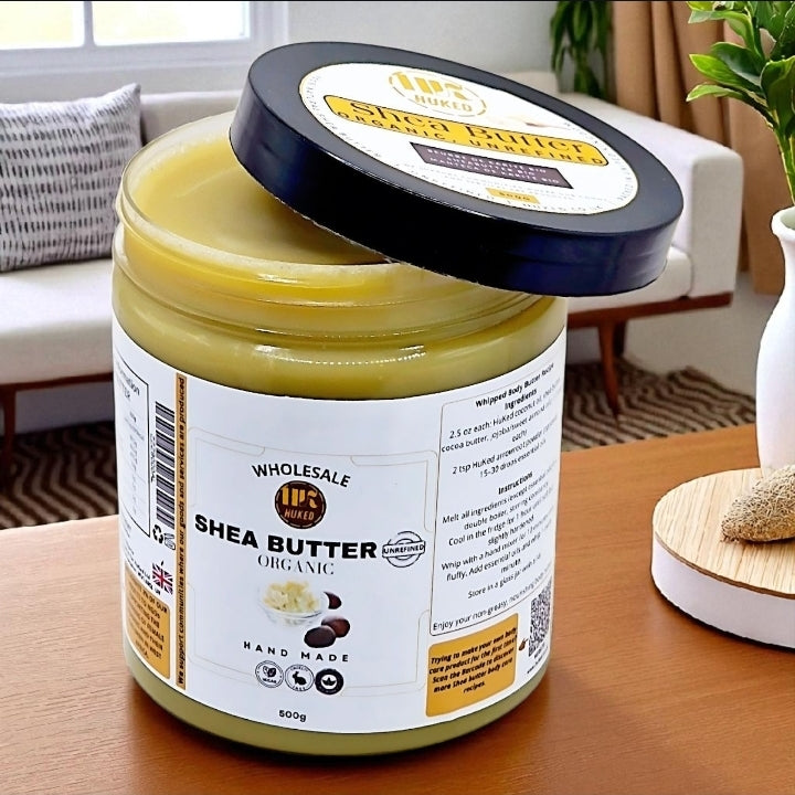 Huked Organic Shea Butter for Pets – Deep Paw & Skin Repair Balm | 100% Natural African Shea, Handmade & Lick-Safe