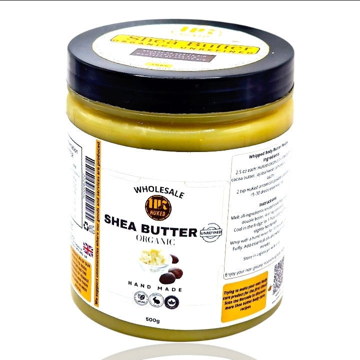 Huked Organic Shea Butter for Pets – Deep Paw & Skin Repair Balm | 100% Natural African Shea, Handmade & Lick-Safe