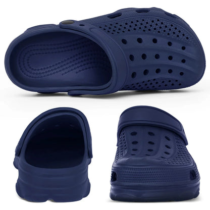 Crestar Fashion Design Sandals New Women Men Breathable Garden Clogs Shoes Outdoor EVA Holes Beach Shoes Summer House Slippers