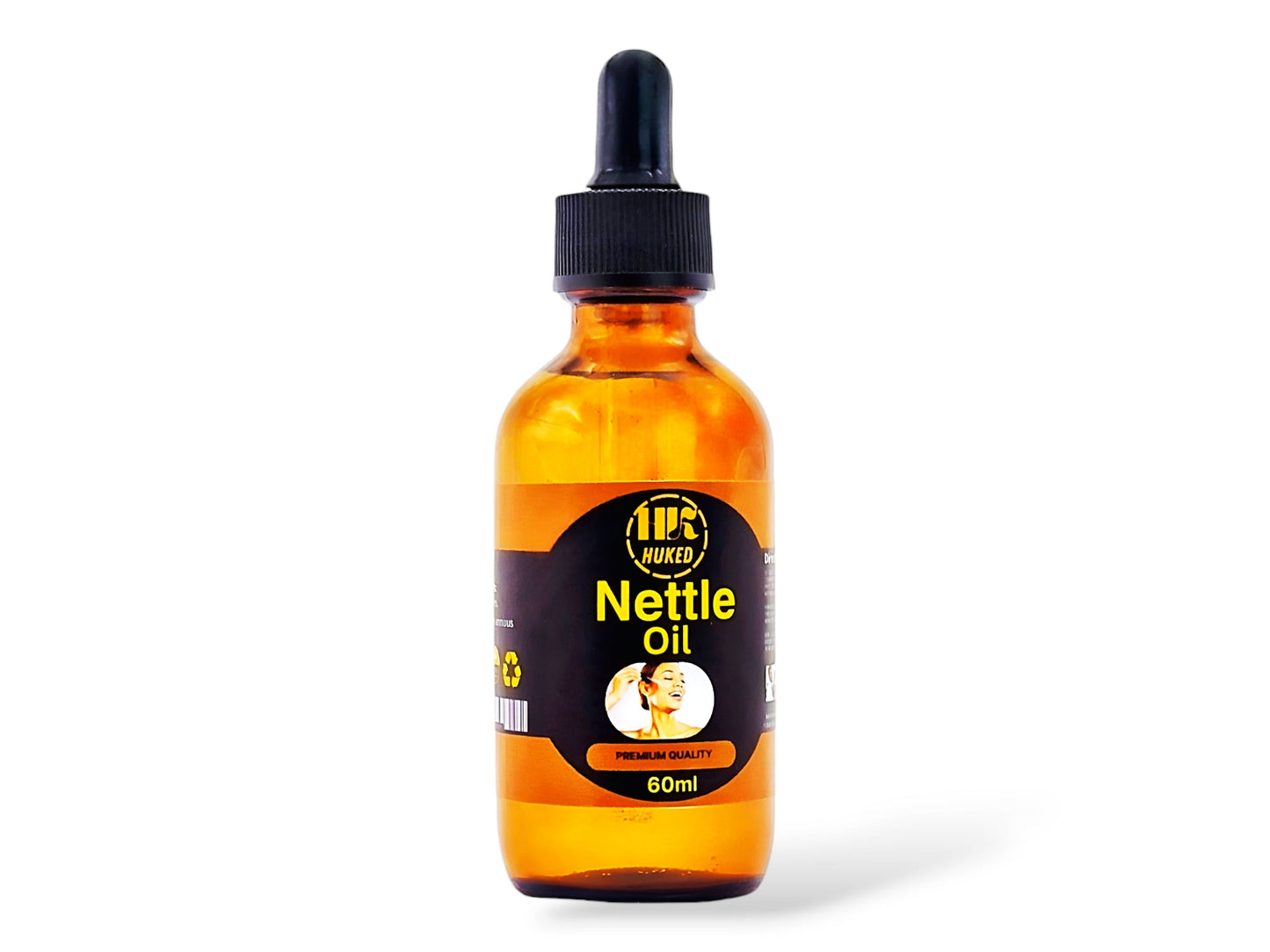 Huked Nettle Oil – Natural Hair & Skin Care, Nourishing, Antioxidant-Rich Formula for Pain Relief | 60ml