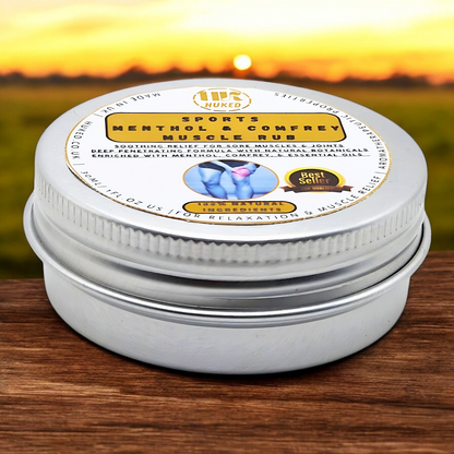 Huked Extra Strength Sports Muscle Rub – Natural Relief for Sore Muscles & Joints, Menthol & Comfrey - 100ml