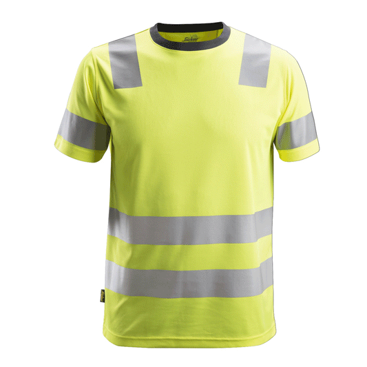 Snickers 2530 AllroundWork, Hi-Vis T-Shirt CL 2 Yellow Medium