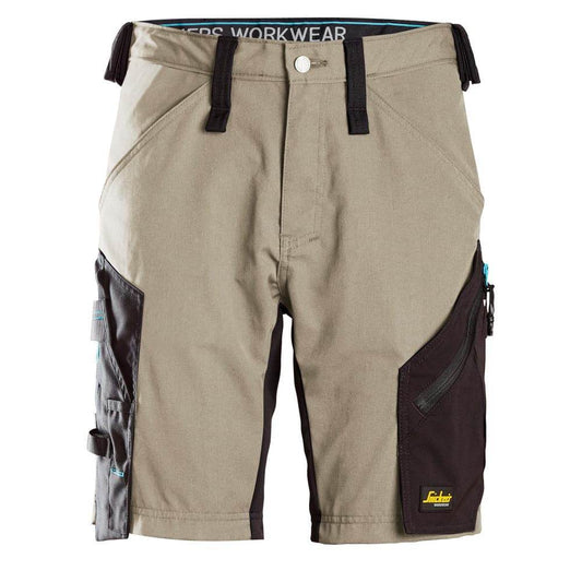 Snickers 6112 LiteWork, 37.5® Work Shorts Stretch Panels Khaki 36" Waist - Snickers Size 52