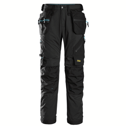 Snickers 6210 LiteWork, 37.5® Holster Pocket Work Trousers Black / 88 (30" Waist, 30" Leg)