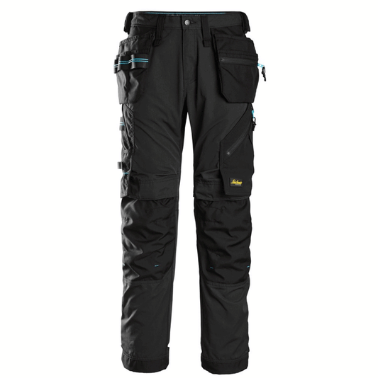 Snickers 6210 LiteWork, 37.5® Holster Pocket Work Trousers Black / 150 (35" Waist, 35" Leg)