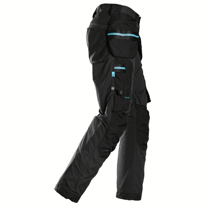 Snickers 6210 LiteWork, 37.5® Holster Pocket Work Trousers Black / 88 (30" Waist, 30" Leg)