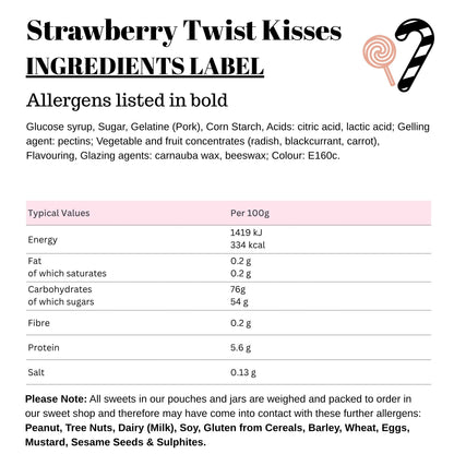 Strawberry Twist Kisses