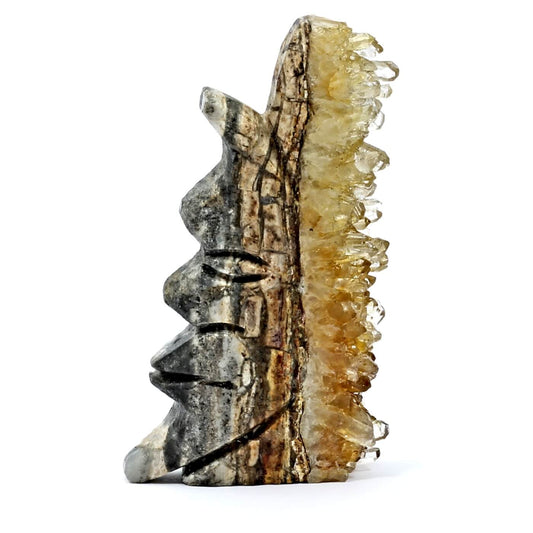 Clear Quartz Man In The Moon Cluster (126g)