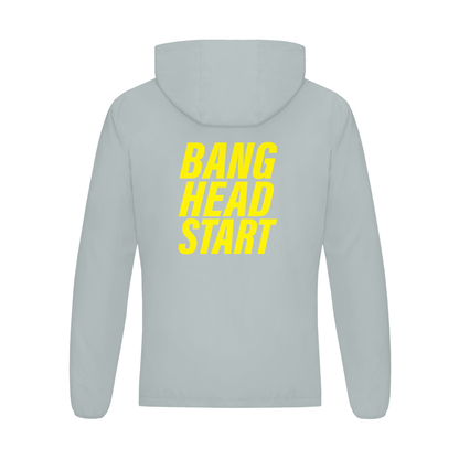 Soft Hooded Sports Jacket - Bang.Head.Start - blk/yel