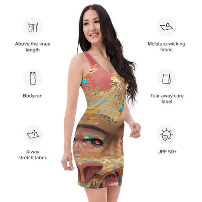 Huángdì - Womens Bodycon Dress