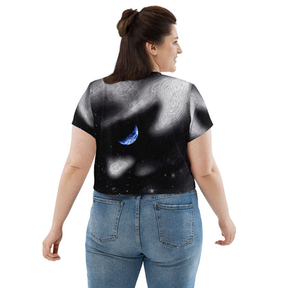 In The Quiet of Your Mind - Womens Crop Tee