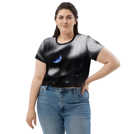 In The Quiet of Your Mind - Womens Crop Tee