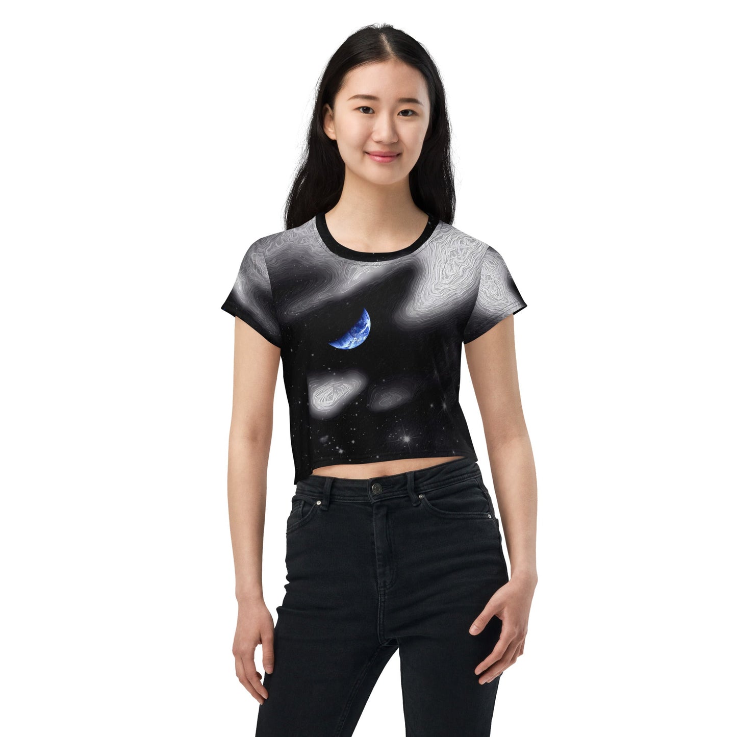 In The Quiet of Your Mind - Womens Crop Tee