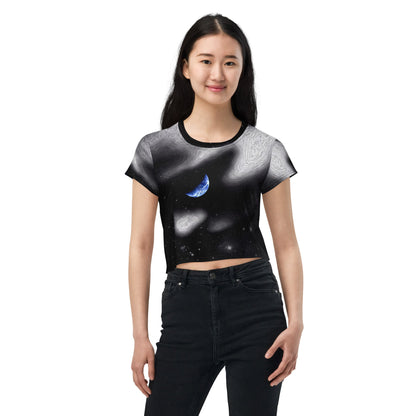 In The Quiet of Your Mind - Womens Crop Tee
