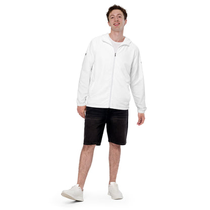 iSAW Mens White Windbreaker