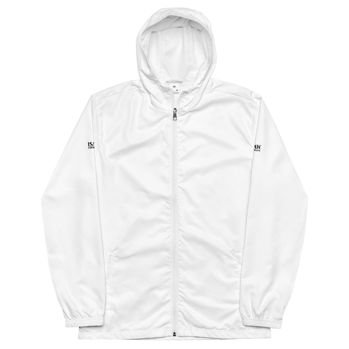 iSAW Mens White Windbreaker