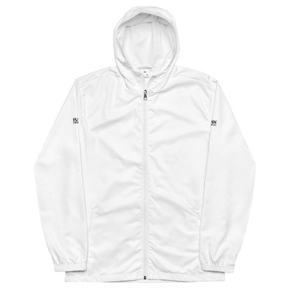 iSAW Mens White Windbreaker