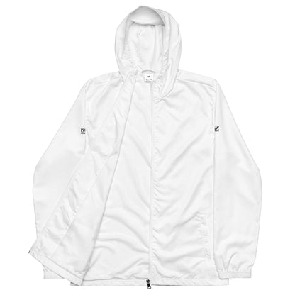 iSAW Mens White Windbreaker
