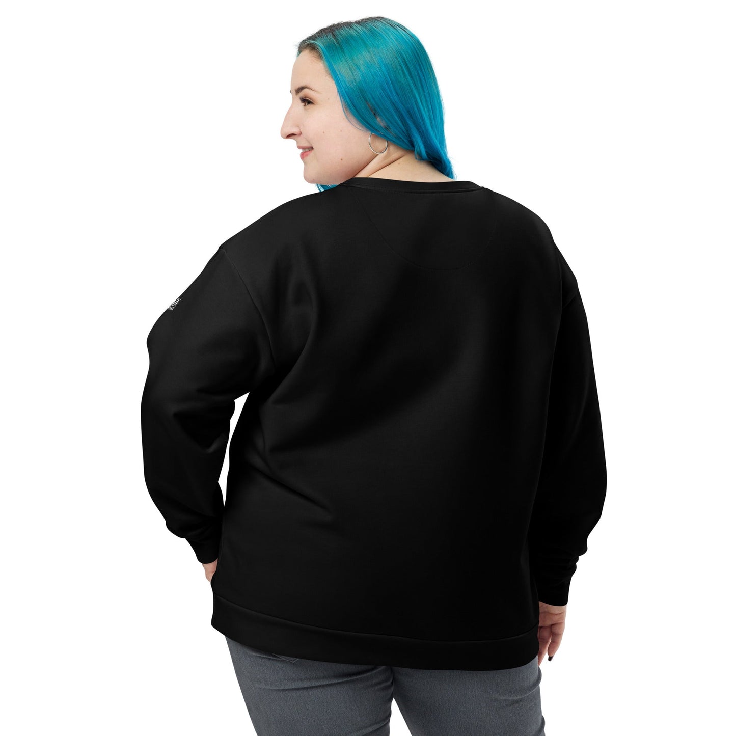 iSAW Unisex Black Sweatshirt