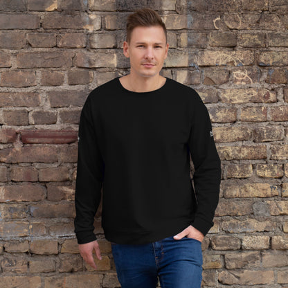 iSAW Unisex Black Sweatshirt