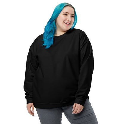iSAW Unisex Black Sweatshirt