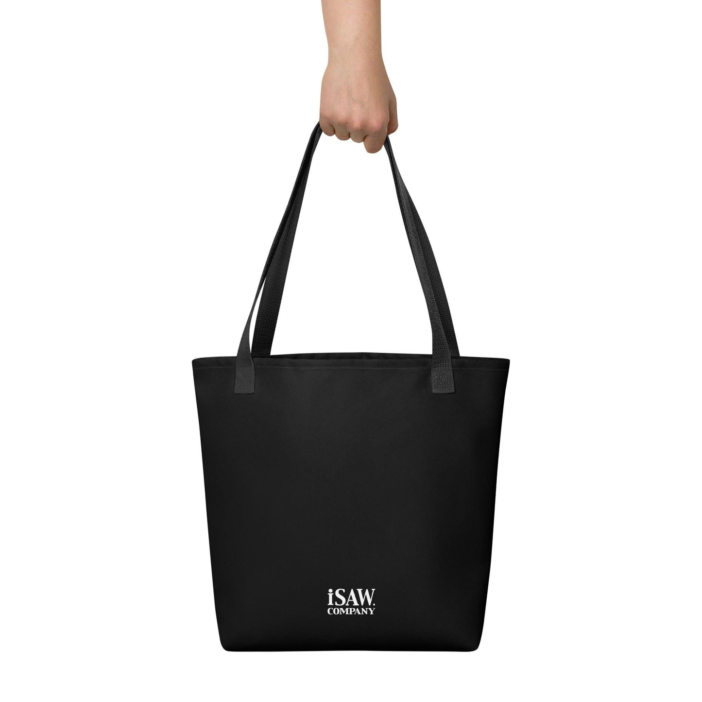 iSAW Black Tote Bag