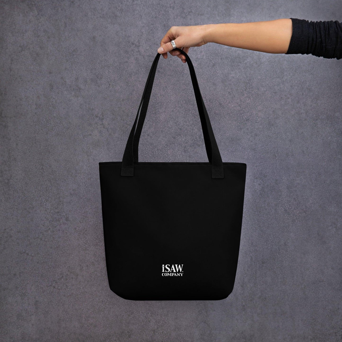 iSAW Black Tote Bag