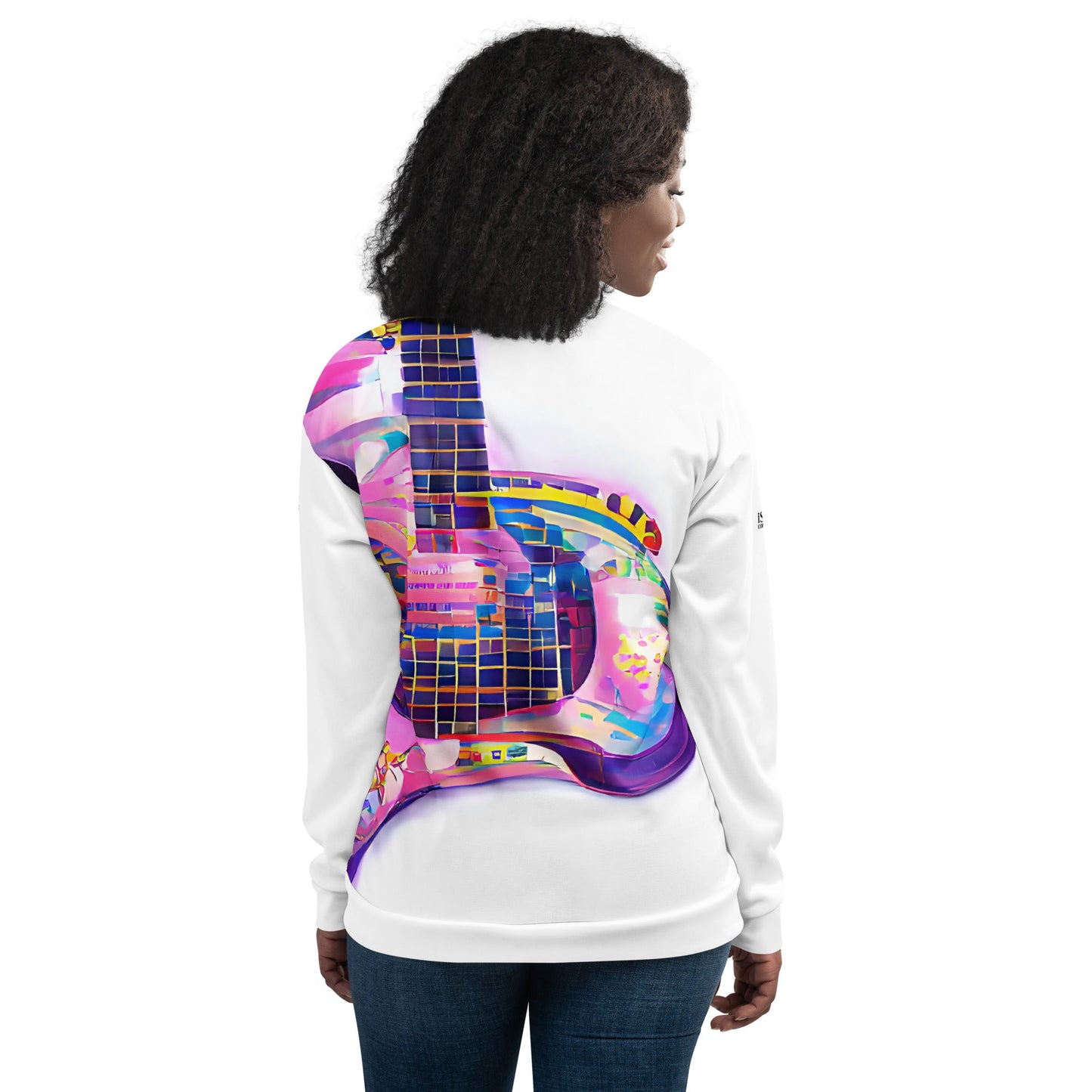 Hippie Guitar - Womens Bomber Jacket