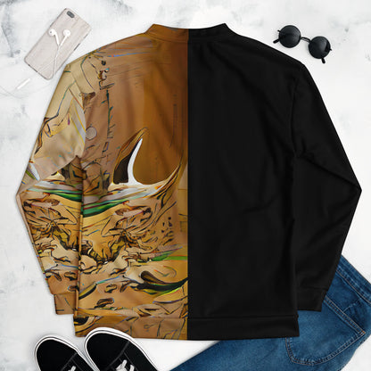 Half Black Half Gāolàng - Unisex Bomber Jacket