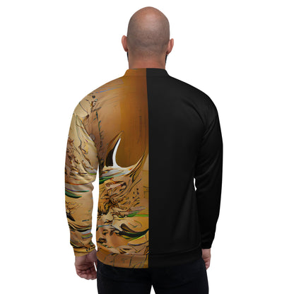 Half Black Half Gāolàng - Unisex Bomber Jacket
