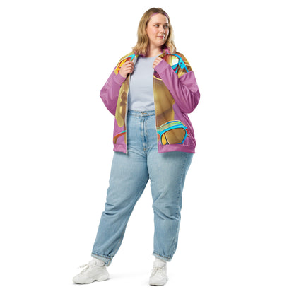 Retro Cool Pink - Womens Bomber Jacket