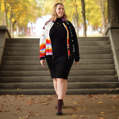 Miss Talk A Lot - Womens Bomber Jacket
