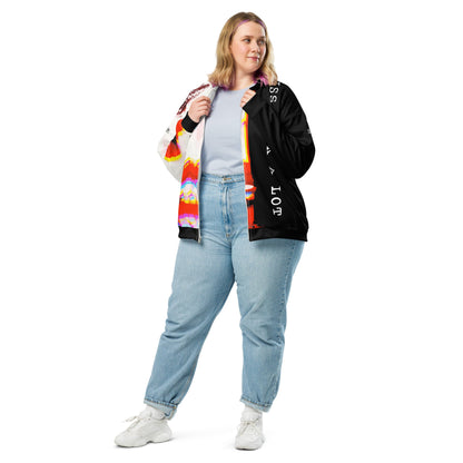 Miss Talk A Lot - Womens Bomber Jacket