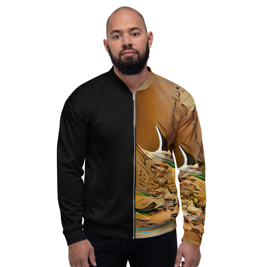 Half Black Half Gāolàng - Unisex Bomber Jacket