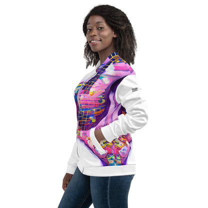 Hippie Guitar - Womens Bomber Jacket